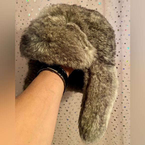 Russian hat, false fur. Medium size. - Picture 1 of 4
